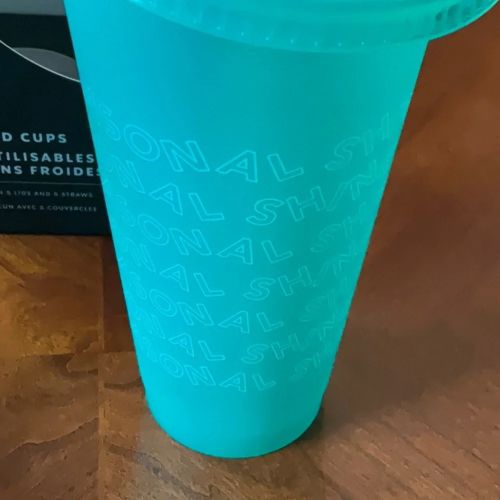 Starbucks Holiday Reusable Cold Cups with lids and straws, set of 3
